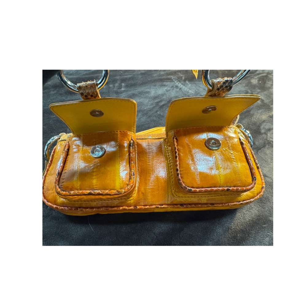 Authentic Dolce and Gabbana Python/Eel/Leather cr… - image 4